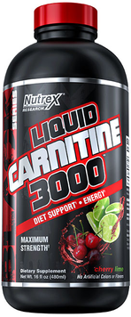 Жироспалювач Nutrex Research Carnitine Liquid 3000 473 ml Cherry-lime 941459 фото