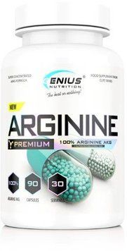Аминокислота для спорта Genius Nutrition Arginine AKG 90 caps / 30 servings 999807 фото