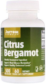 Jarrow Formulas Citrus Bergamot 500 mg 60 Veggie Caps Берегомет 534494 фото