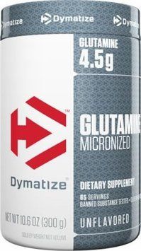 Амінокислота для спорту Dymatize Glutamine Micronized 300 g /66 servings/ Unflavored 584057 фото