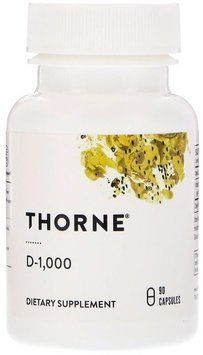 Thorne Research D-1000 90 Caps Витамин D-1000 531423 фото