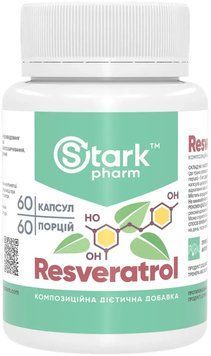 Stark Pharm Resveratrol 100mg - 60 Capsules 1458006 фото