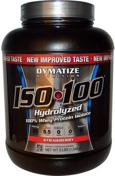 Протеин Dymatize ISO-100 2275 g /81 servings/ Strawberry 416558 фото