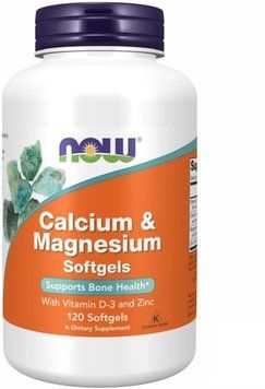Now Foods CAL-MAG + D - 120 Softgels 1450213 фото