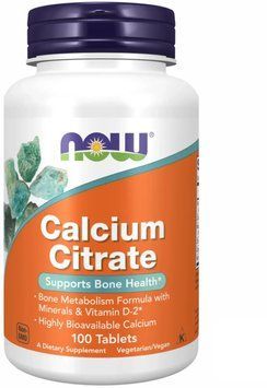 Now Foods Calcium Citrate W/Min - 100 tabs 1480385 фото