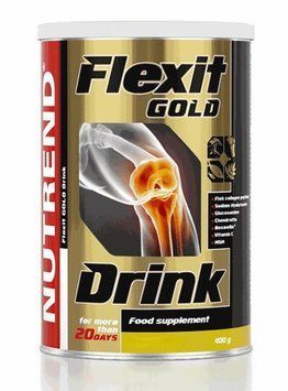 Nutrend Flexit Drink Gold Поддержка суставов со вкусом яблока 400 г 914133 фото