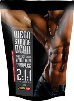 Power Pro Mega Strong Bcaa 300 g /60 servings/ Без вкуса 384301 фото