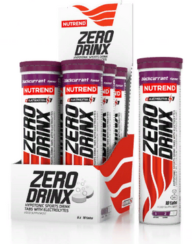 Nutrend Zero Drinx 18 шипучих таблеток зі смаком чорної смородини 846086 фото