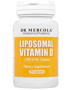 Dr. Mercola Liposomal Vitamin D, 1.000 IU, 30 Capsules (MCL-01732) 659069 фото