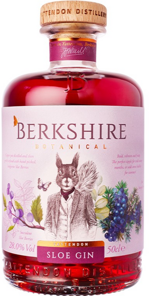Джин Berkshire Botanical Sloe Gin 28 % 0.5 л (WHS5011166064503) 1215480 фото