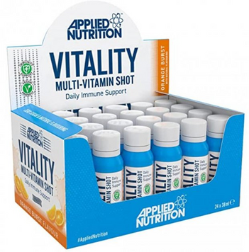 Applied Nutrition Vitality Multi-Vitamin Shot 24x38ml / 24 servings / Orange Berst 1032647 фото