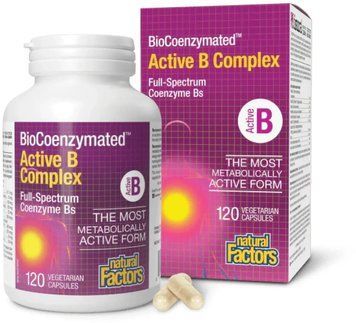 Natural Factors BioCoenzymated Active B Complex - 120 caps 1462752 фото