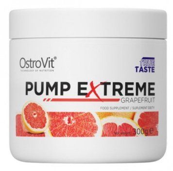 Передтренувальний комплекс OstroVit Pump Extreme 300 g/30 servings/grapefruit 999022 фото