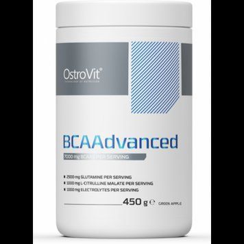 OstroVit BCAAdvanced 450 g / 30 servings / green apple 1113989 фото