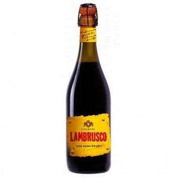 Вино ігристе Sizarini Lambrusco, червоне напівсолодке, 0.75л 8% (DIS8004810694482) 1179267 фото