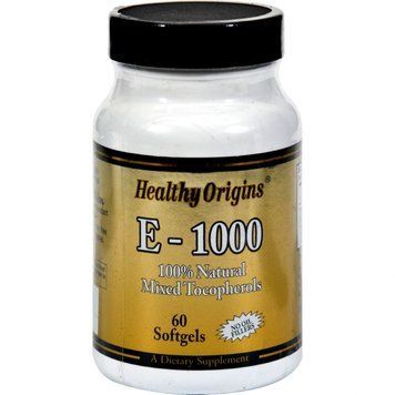 Healthy Origins Vitamin Е 1000IU 60 softgels 487666 фото