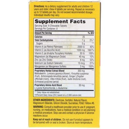 21st Century ImmuBlast, Citrus, 32 Chewable Tablets 476596 фото