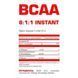 Nosorog Nutrition Bcaa 8:1:1 200 g /40 servings/ Natural 912596 фото 2