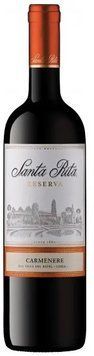 Вино Santa Rita Reserva Carmenere Rapel Valley D.O., сухе червоне, 13.5% 0.75л (MAR7804330983575) 1151413 фото