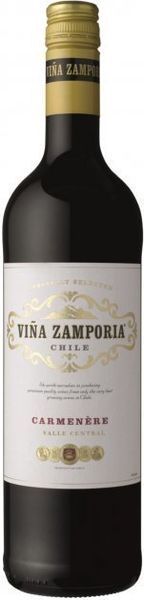 Вино Vina Zamporia Carmenere Valle Central DO, червоне сухе, 0.75л 13% (PRV4006542021271) 1217478 фото