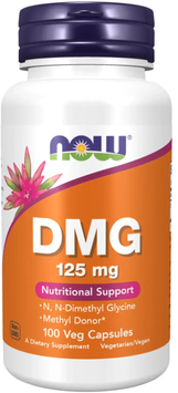 Now Foods DMG 125mg - 100 Veg Capsules 1454339 фото