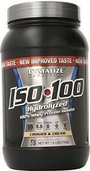 Протеин Dymatize ISO-100 725 g /24 servings/ Cookies Cream 416559 фото