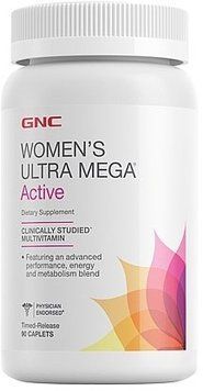 GNC Women's Ultra Mega Active 90 caps 460726 фото