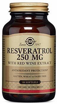Solgar Resveratrol, 250 mg, 60 Softgels Солгар Ресвератрол 463609 фото