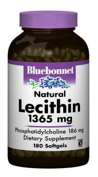 Bluebonnet Nutrition Natural Lecithin 1365 mg 180 caps 490509 фото