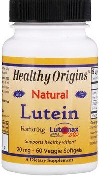 Healthy Origins Lutein 20 mg 60 veg softgels 487673 фото