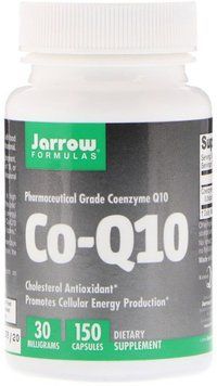 Jarrow Formulas Co-Q10, 30 mg, 150 Capsules (JRW06002) 687128 фото