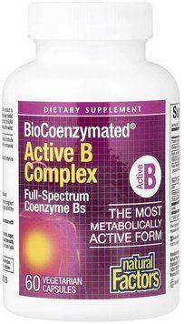 Natural Factors BioCoenzymated Active B Complex - 60 caps 1462753 фото