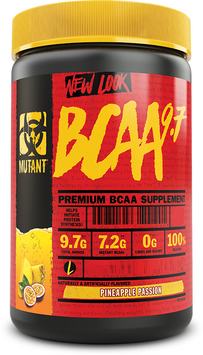 Амінокислота для спорту Mutant BCAA 9.7 1090 g / 90 servings / Pineapple Passion 690163 фото