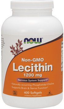 Now Foods Lecithin 1200 mg 400 caps 416654 фото
