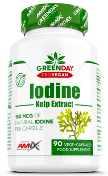 Amix GreenDay ProVegan Natural Iodine Kelp Extract Йод 90 веганских капсул 1060300 фото