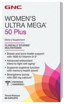 GNC Women's Ultra Mega 50 Plus 60 caps 382296 фото