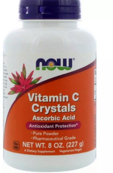 Now Foods Vitamin C Crystals, 8 oz (227 g) (NF0790) 685583 фото