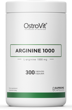 Амінокислота для спорту OstroVit Capsules Arginine 1000 300 caps / 100 servings 1022042 фото