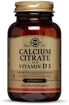 Solgar Calcium Citrate with Vitamin Солгар Цитрат кальция с витамином D3 60 таблеток 496831 фото