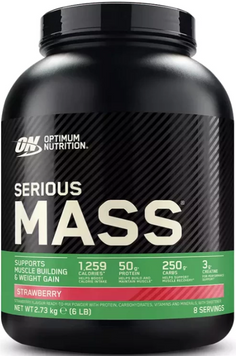 Гейнер Optimum Nutrition (EU) Serious Mass 2730 g / 8 servings / strawberry 1386901 фото