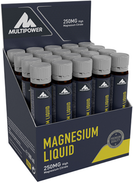 Multipower Magnesium Liquid 250mg 20x25ml 1039967 фото
