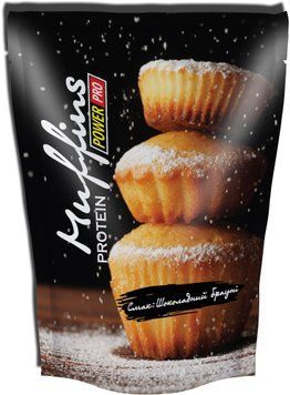 Power Pro Muffins Protein 600 g /12 servings/ Шоколадный брауни 386715 фото