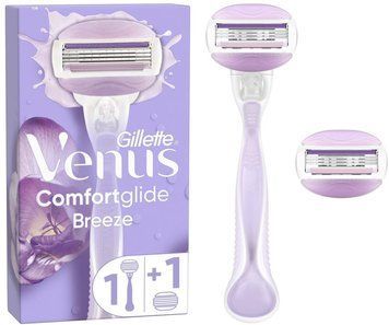 Gillette Venus ComfortGlide Breeze Станок для бритья женский с 2 сменными картриджами 1325224 фото
