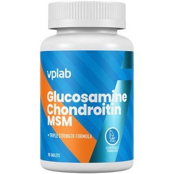VPLab Glucosamine Chondroitin Msm Глюкозамин Хондроитин МСМ 90 таблеток 898803 фото