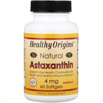Healthy Origins Astaxanthin 4 mg Астаксантин потрійний сили 60 гелевих капсул 774884 фото
