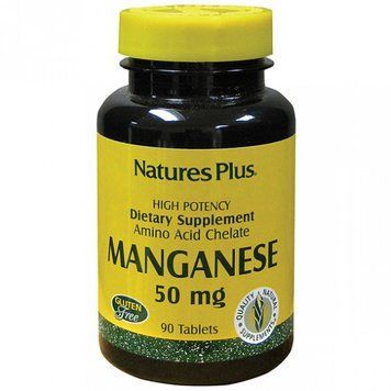 Natures Plus Manganese 50 mg 90 tabs Марганец 491998 фото
