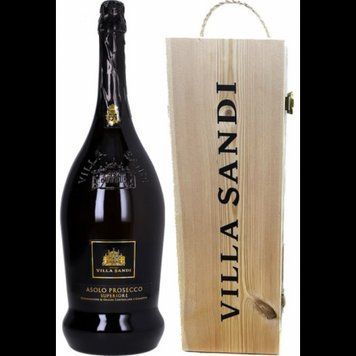 Ігристе вино Villa Sandi Asolo Prosecco Superiore DOCG Spumante Brut Biodiversity wooden case біле брют 11% 1.5 л (WHS8017494633012) 1216440 фото