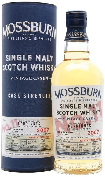 Виски Mossburn Vintage Casks No16 Mannochmores 10 лет, 56.1% 0.7л (MAR5060033847220) 1150895 фото