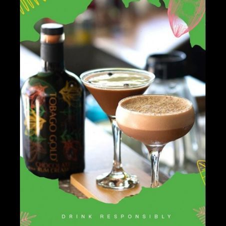 Ликер на основе рома Tobago Gold Chocolate Rum Cream 17% 0.5 л 17 % (WHS0745125093147) 1212364 фото