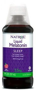 Natrol Melatonin 2.5 mg Мелатонін зі смаком лісової ягоди 237 мл 879364 фото